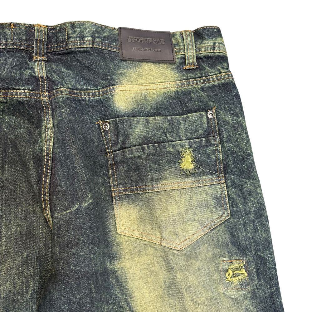 Vintage Southpole‎ Jeans Mens 40x32 Y2K Distressed Acid Vintage Skater Baggy - Picture 5 of 11